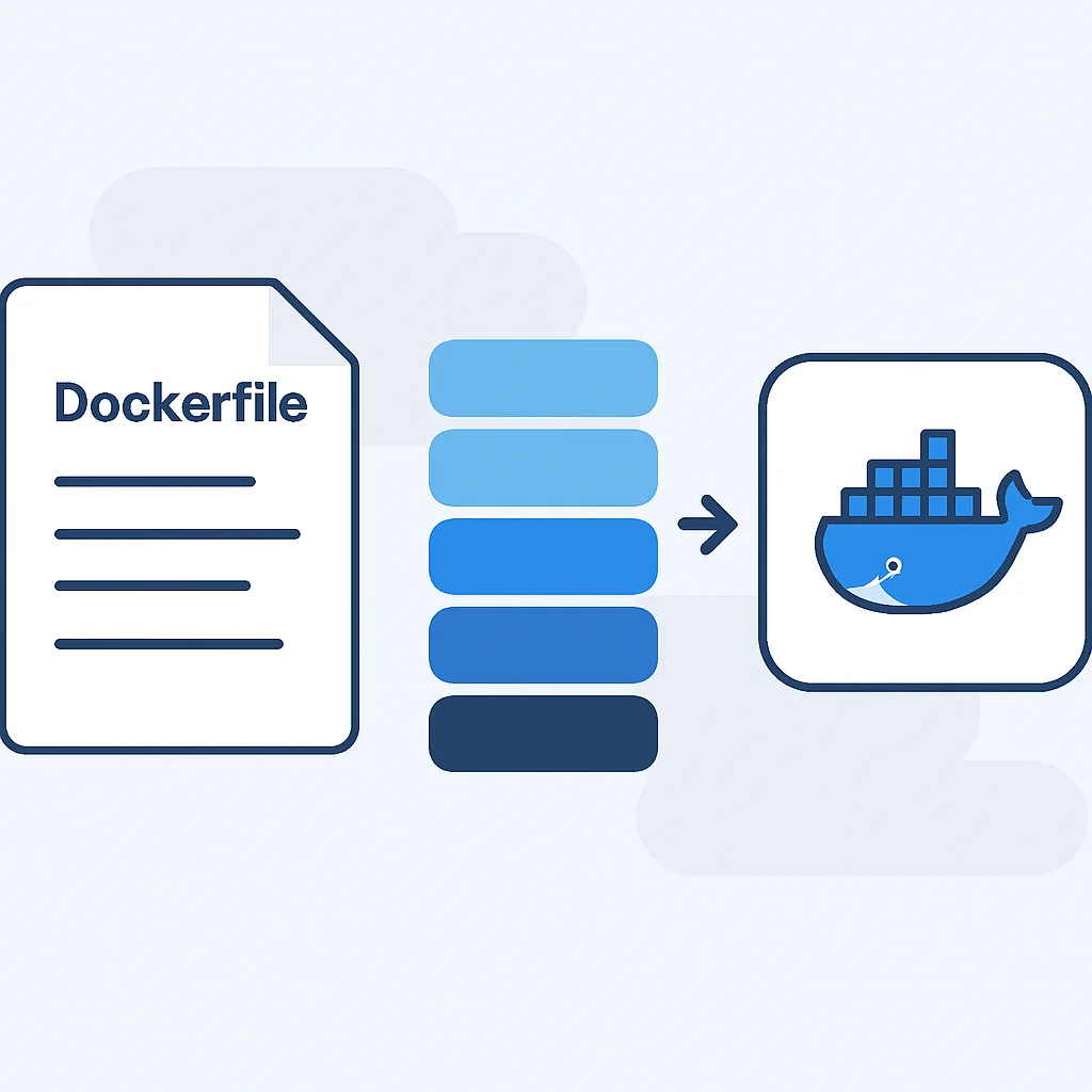 Dockerfile 빌드 과정 다이어그램