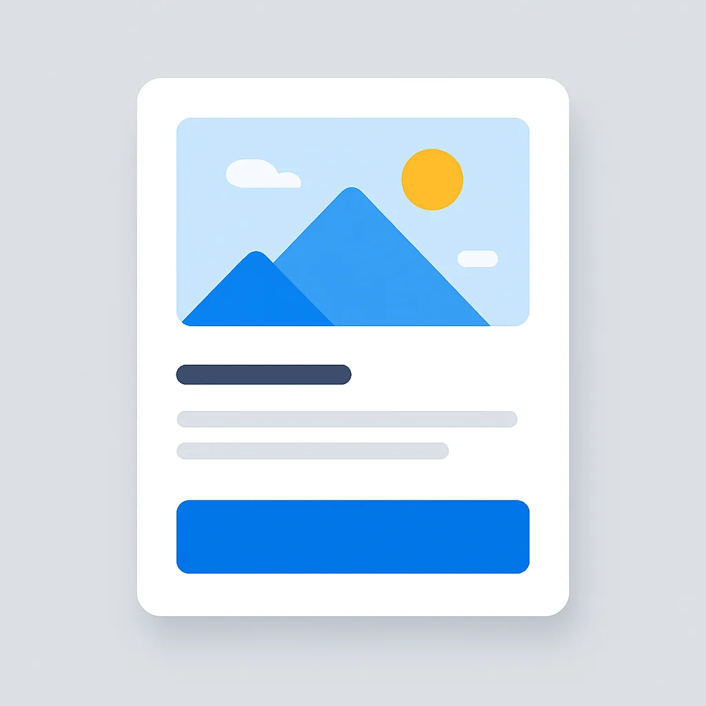Tailwind CSS로 제작된 모던 UI 카드 컴포넌트 예시
