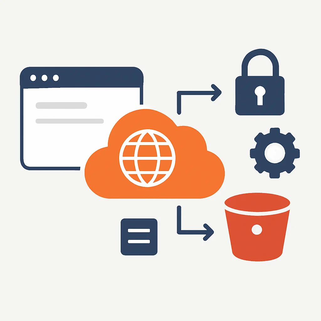AWS CloudFront 배포 생성 화면 (S3 오리진 및 HTTPS 설정)