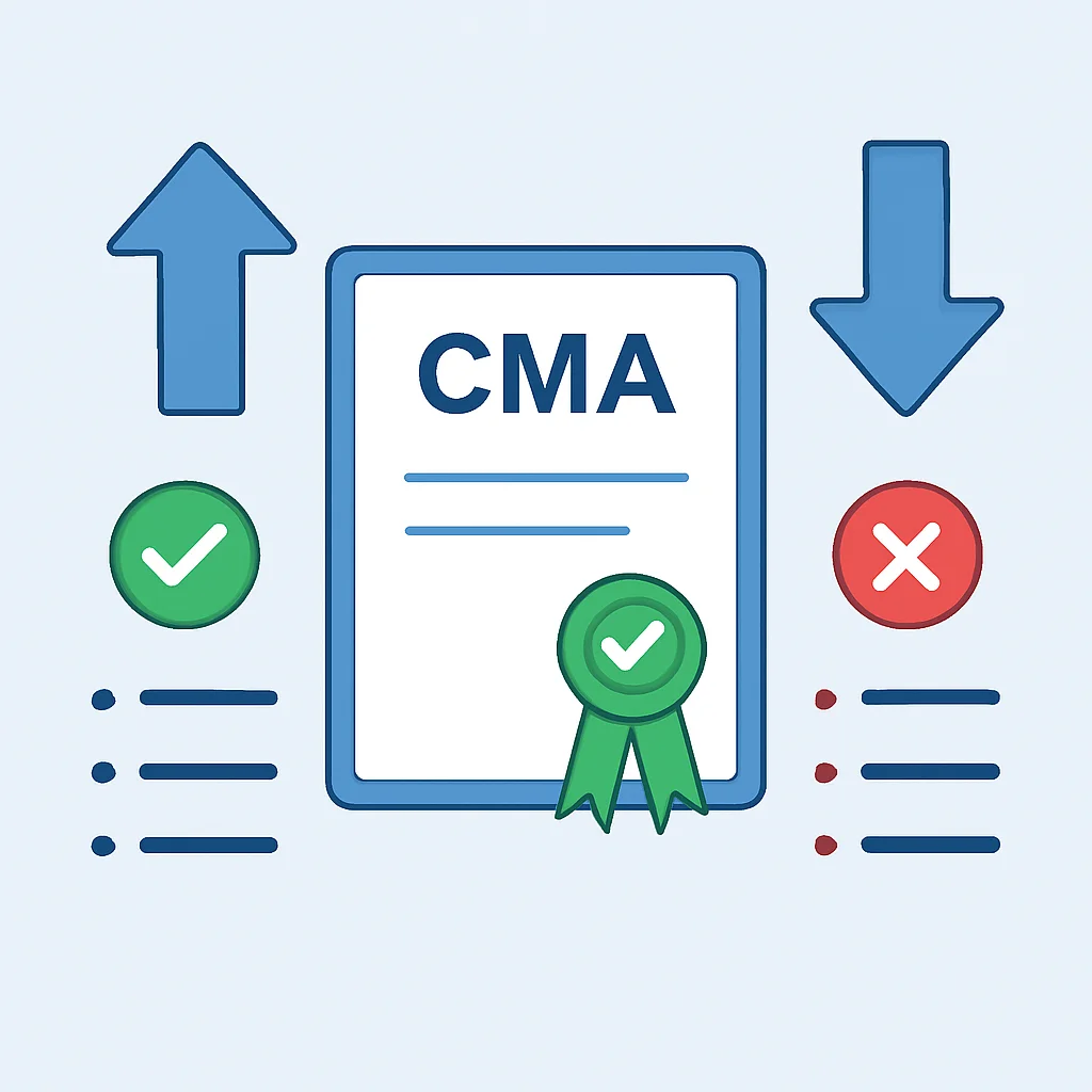 CMA 계좌 장점과 단점 인포그래픽