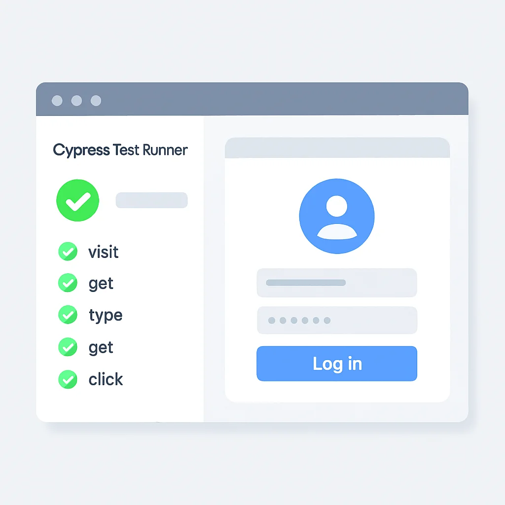 Cypress 테스트 러너 UI