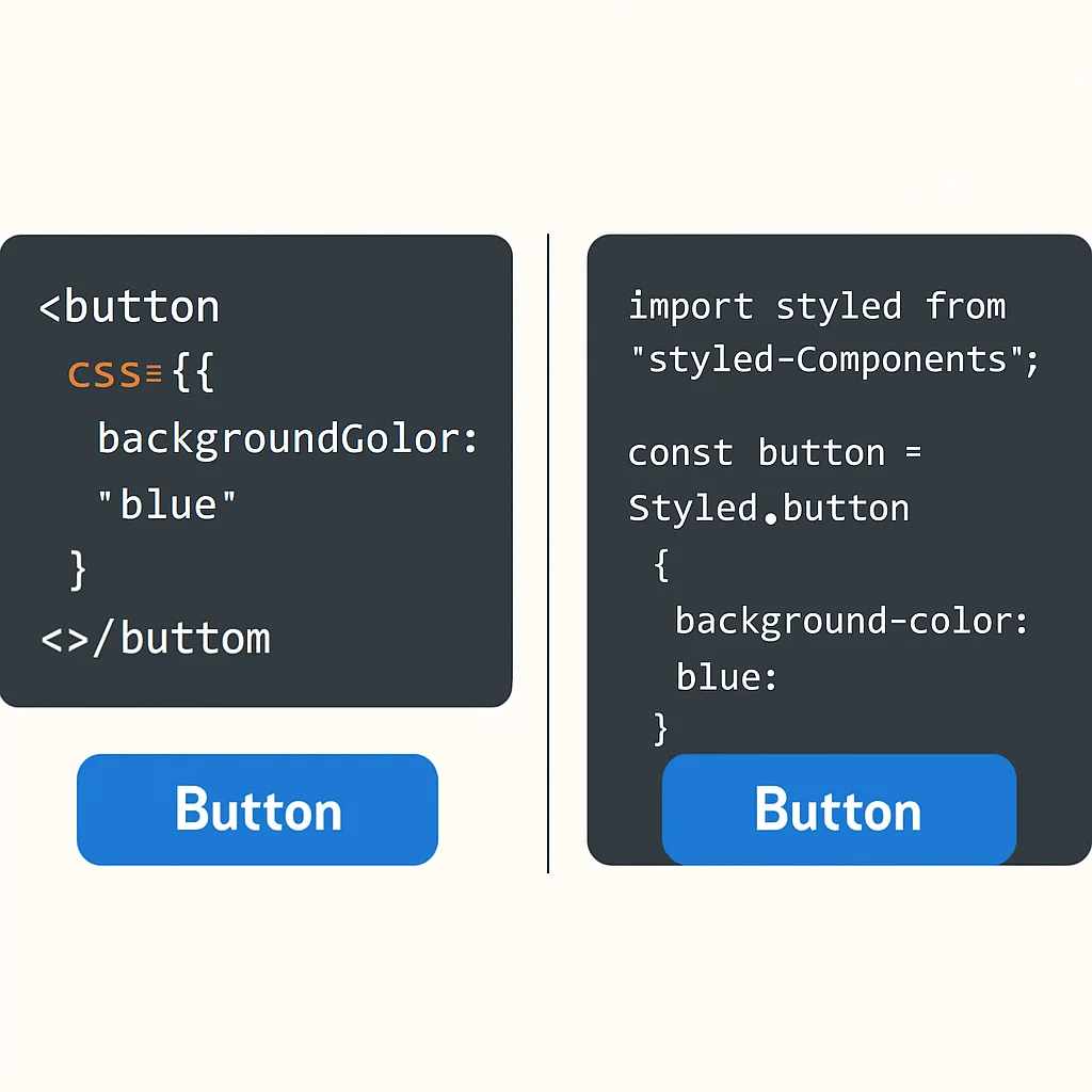 Emotion css prop 및 styled 사용 예시 코드