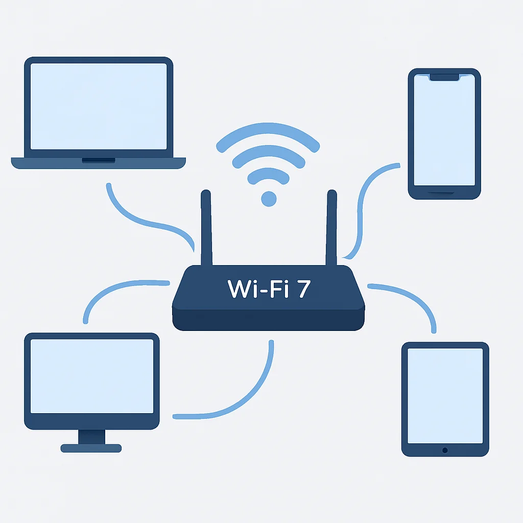 Wi-Fi 7 공유기를 활용한 홈 네트워크 구성도