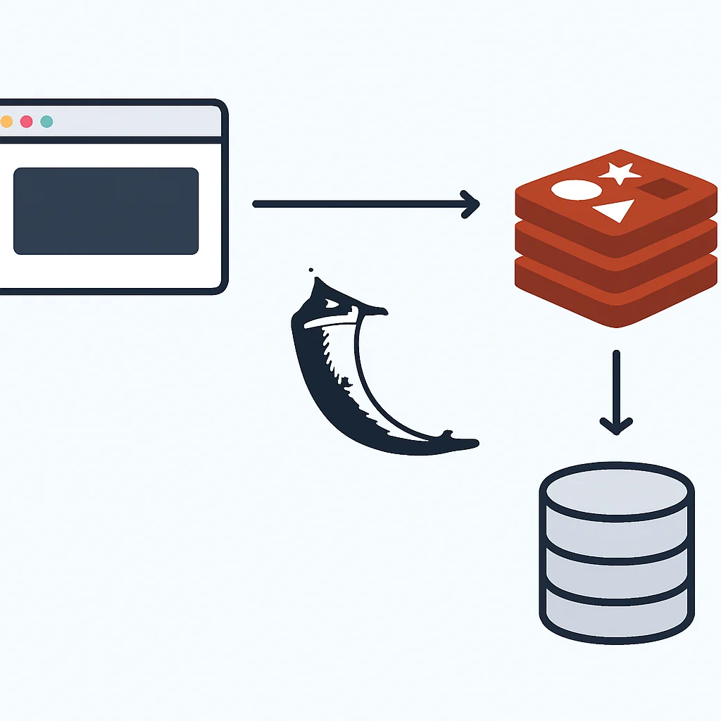 파이썬 Flask Redis 캐싱 API 흐름도
