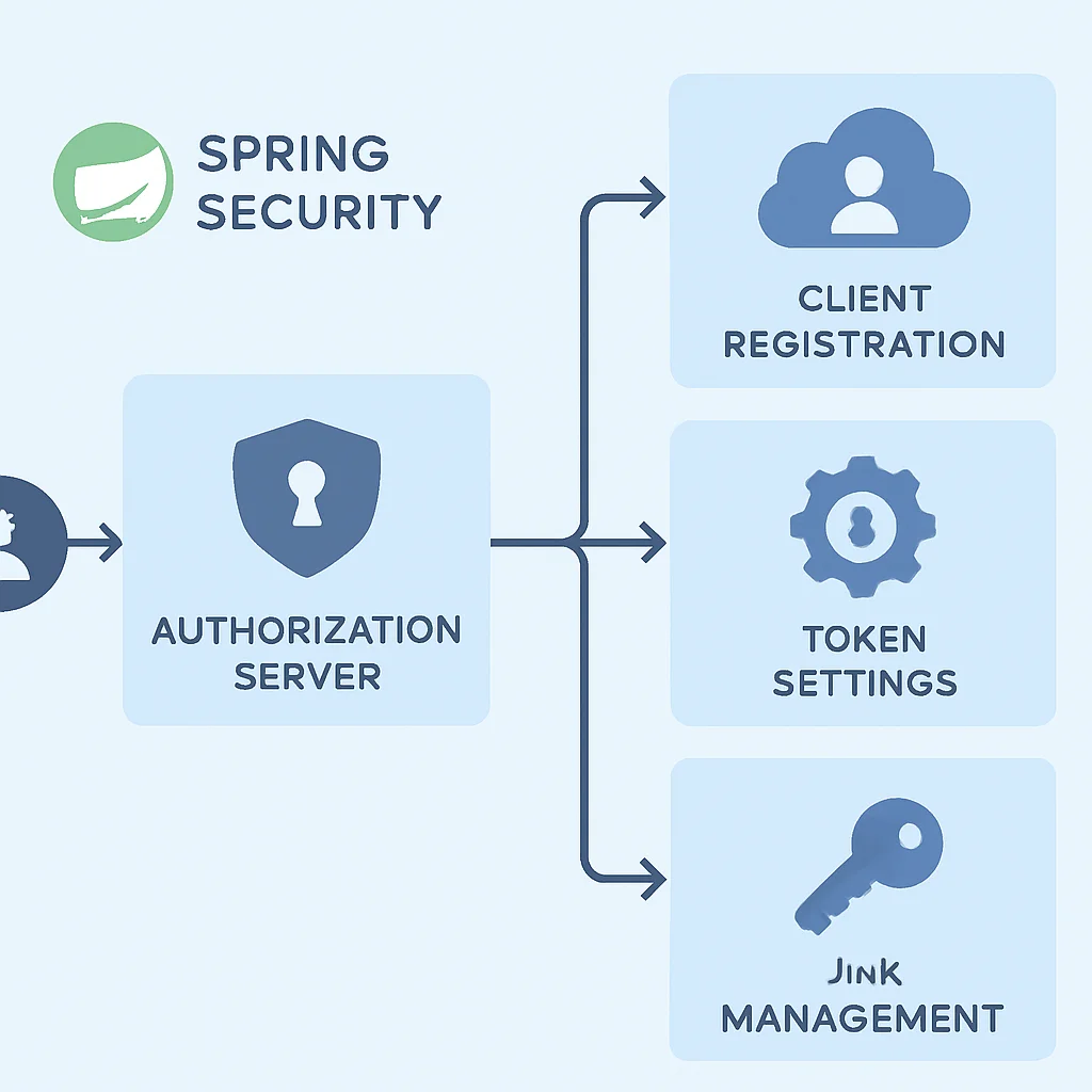 Spring Security OAuth2 인증 서버 설정 아키텍처