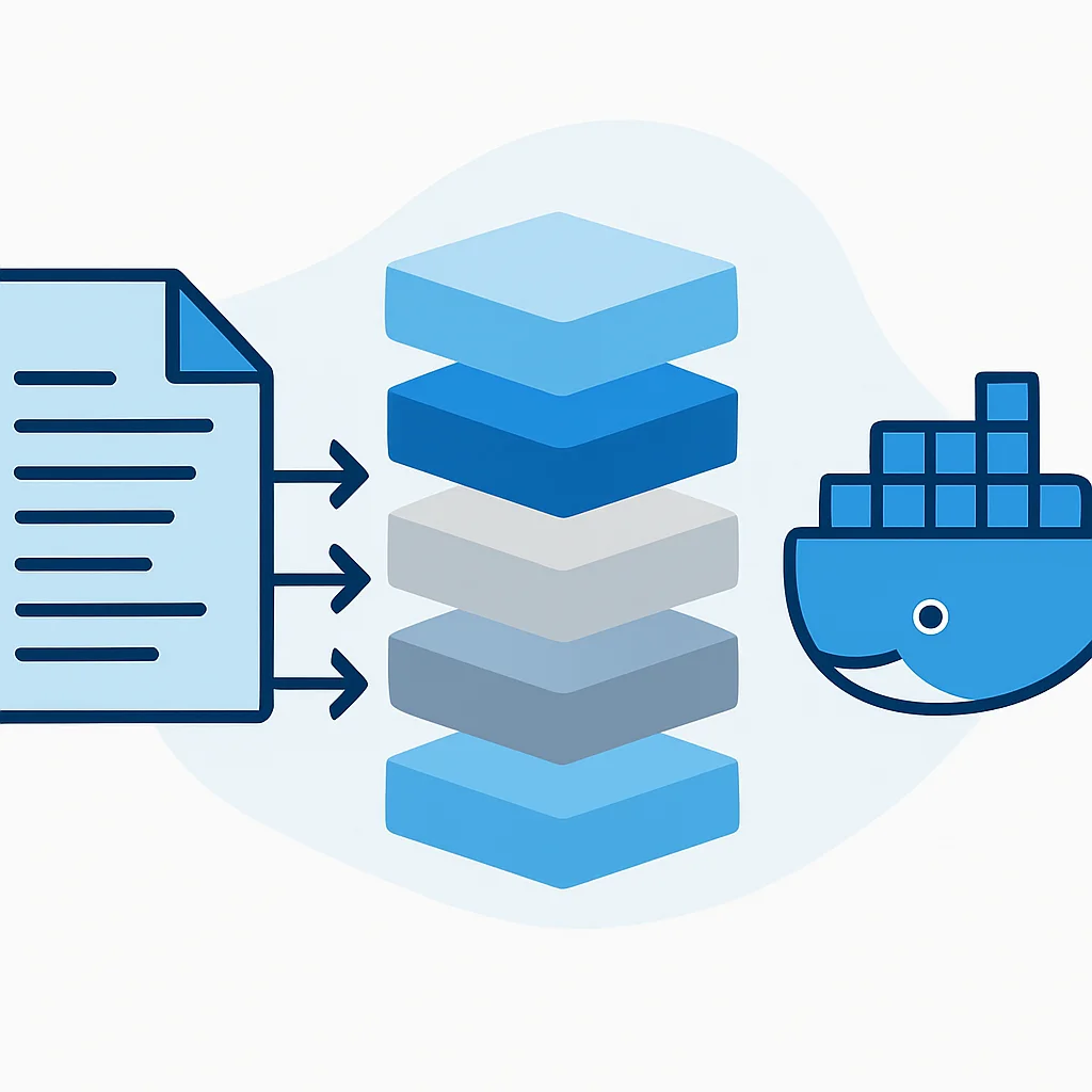 Dockerfile 계층 구조 및 빌드 프로세스 시각화
