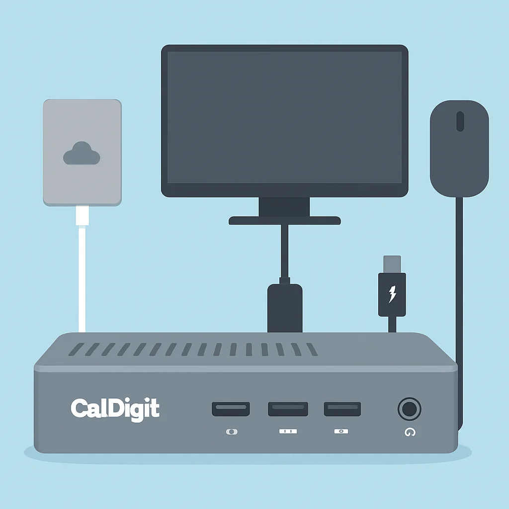 CalDigit TS4 썬더볼트 4 독의 다양한 포트 구성