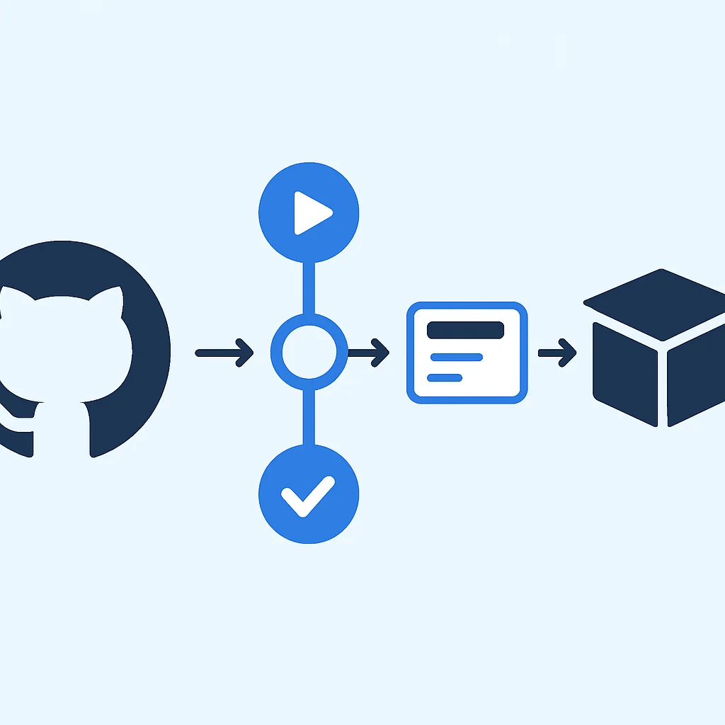 GitHub Actions 워크플로우 구성도