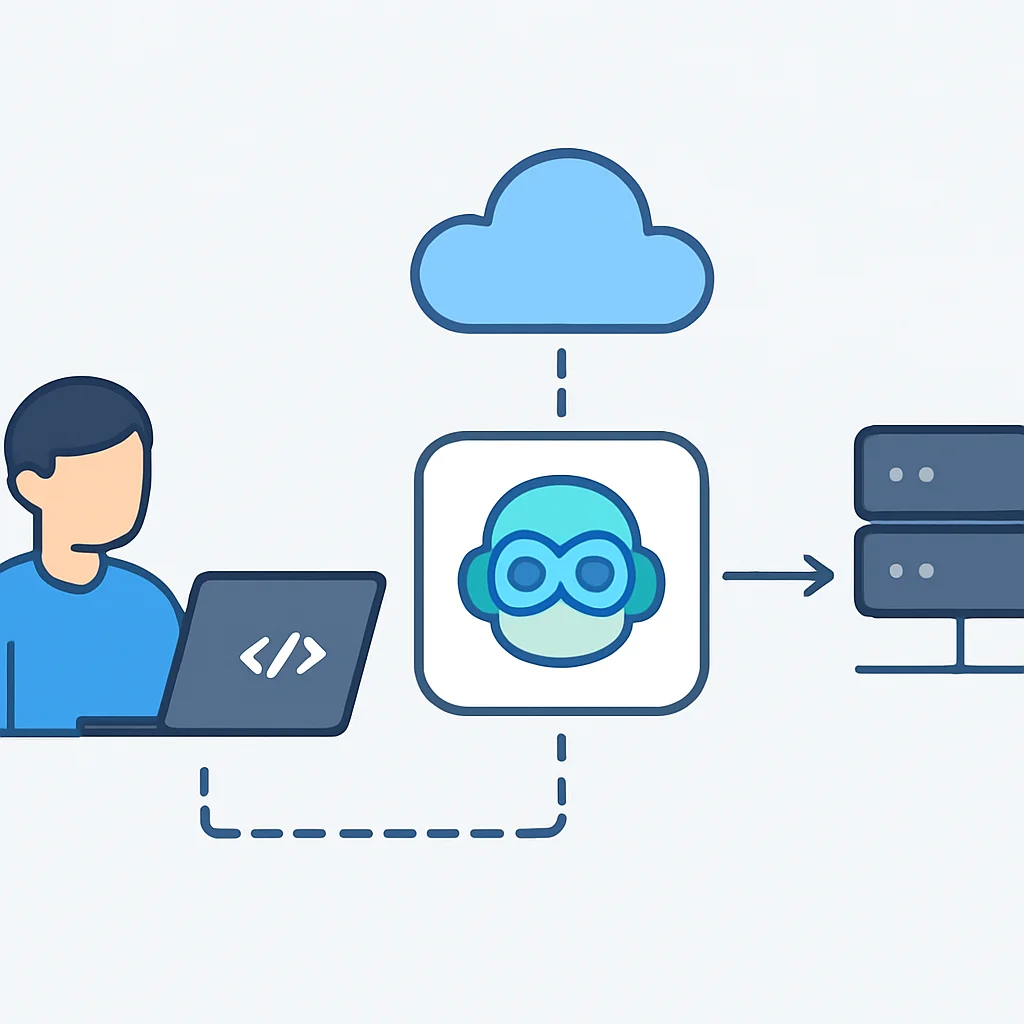 GitHub Copilot 아키텍처 및 작동 흐름도