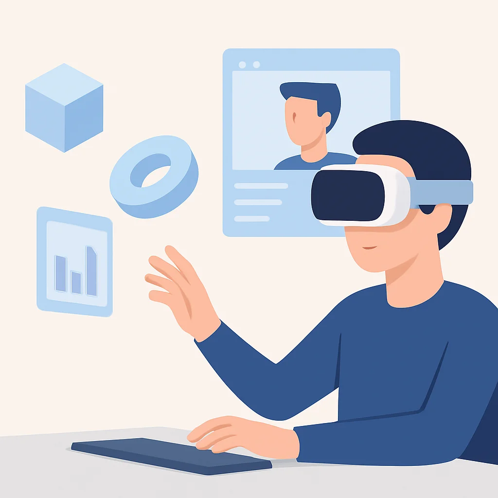 Vision Pro를 활용한 원격 협업 및 생산성 시나리오