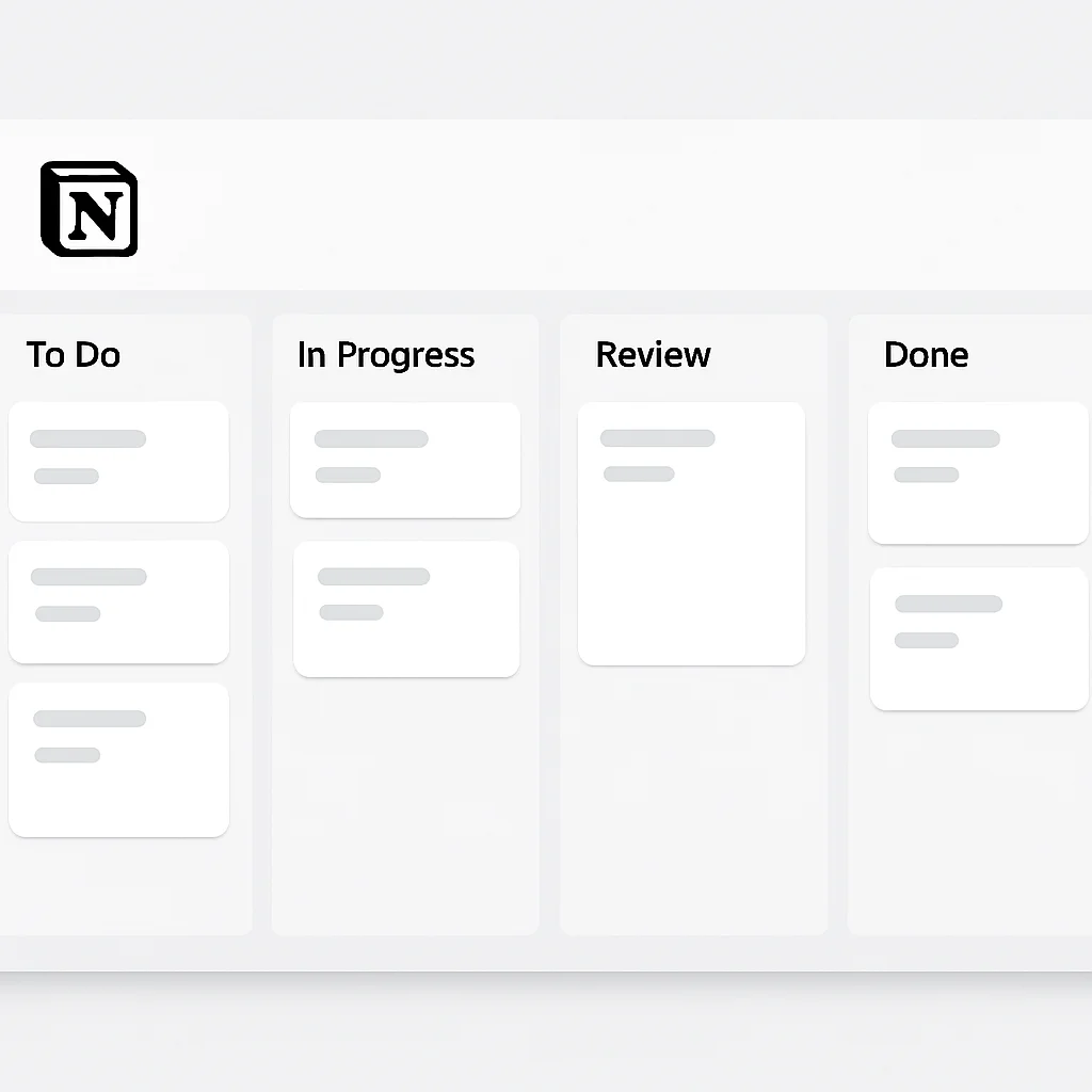 Notion 스프린트 보드 (칸반 뷰)