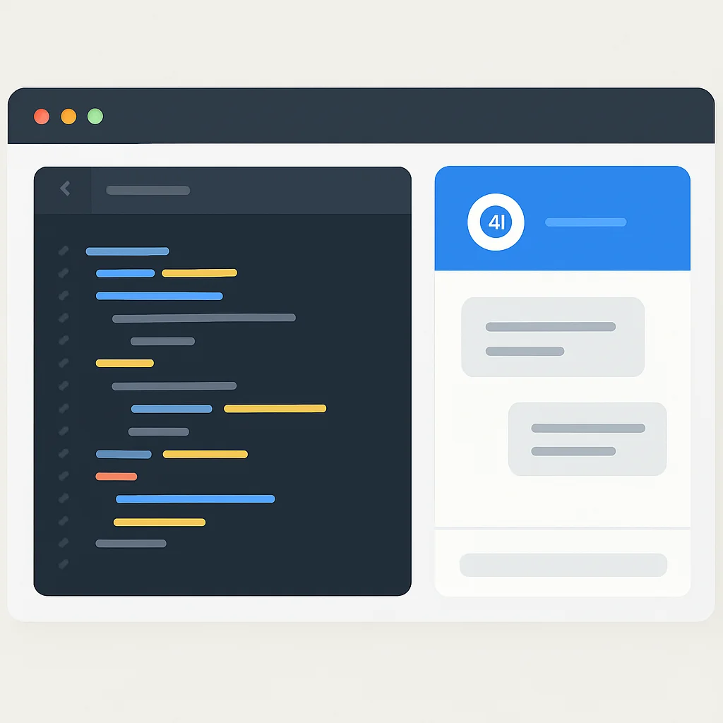 Cursor AI IDE 채팅 창 스크린샷