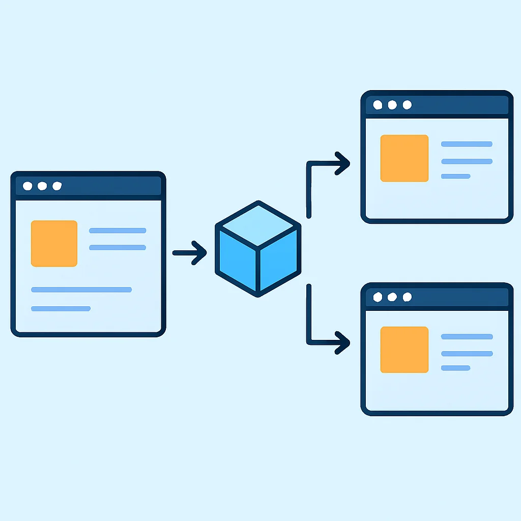 Webpack Module Federation 워크플로우 다이어그램