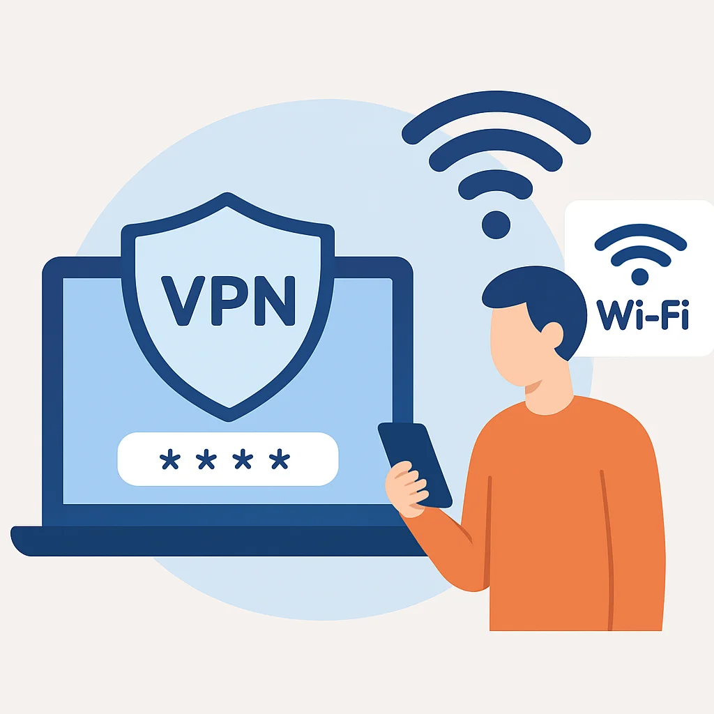 핵심 가이드 2: VPN 활용, 공용 Wi-Fi 사용 시 주의점