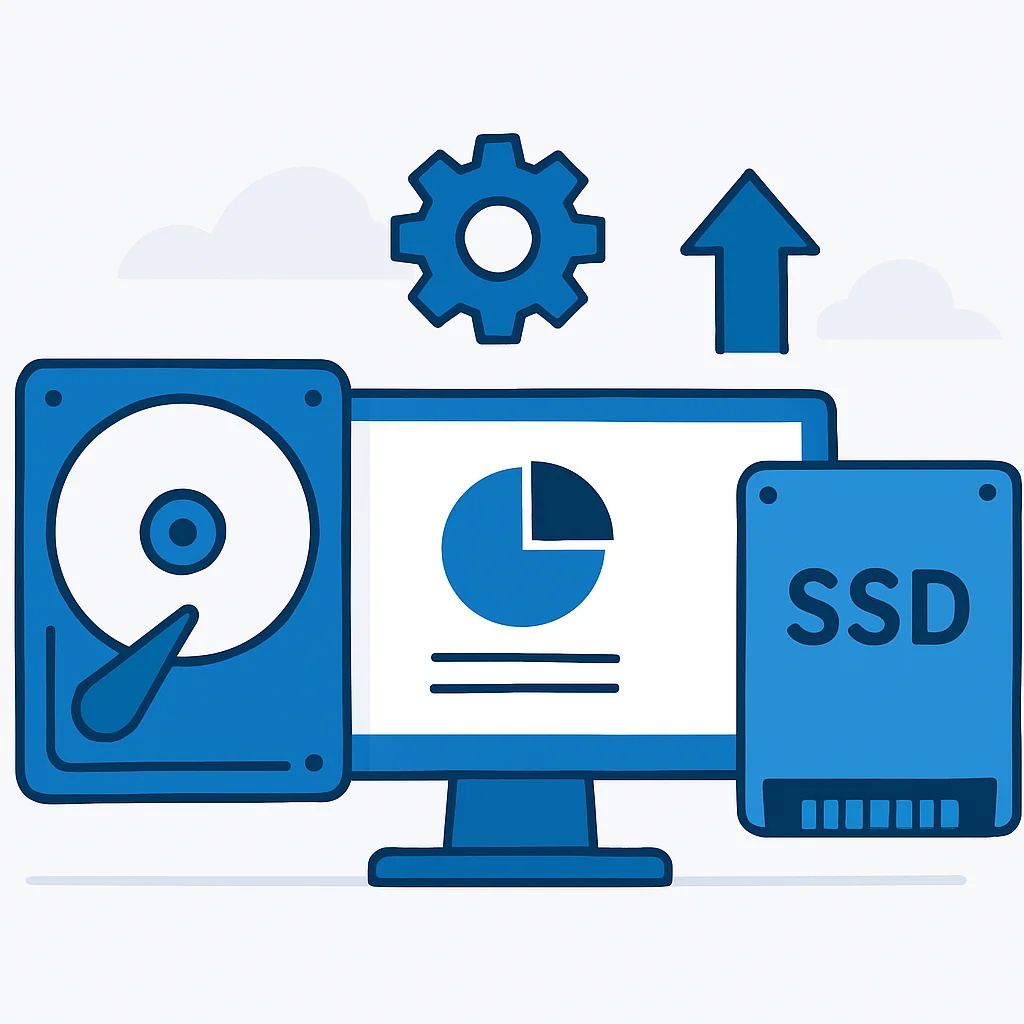 스토리지 관리: HDD/SSD 최적화
