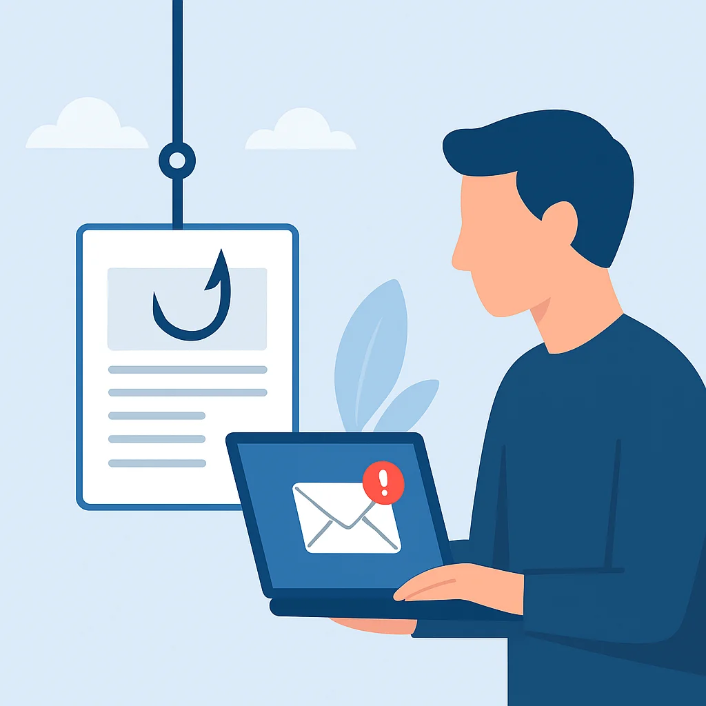 피싱(Phishing): 가장 흔하고 교묘한 위협