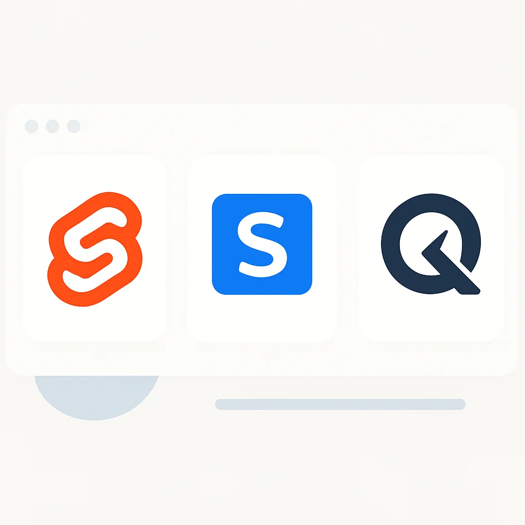 새로운 대안들의 부상: Svelte, Solid, Qwik